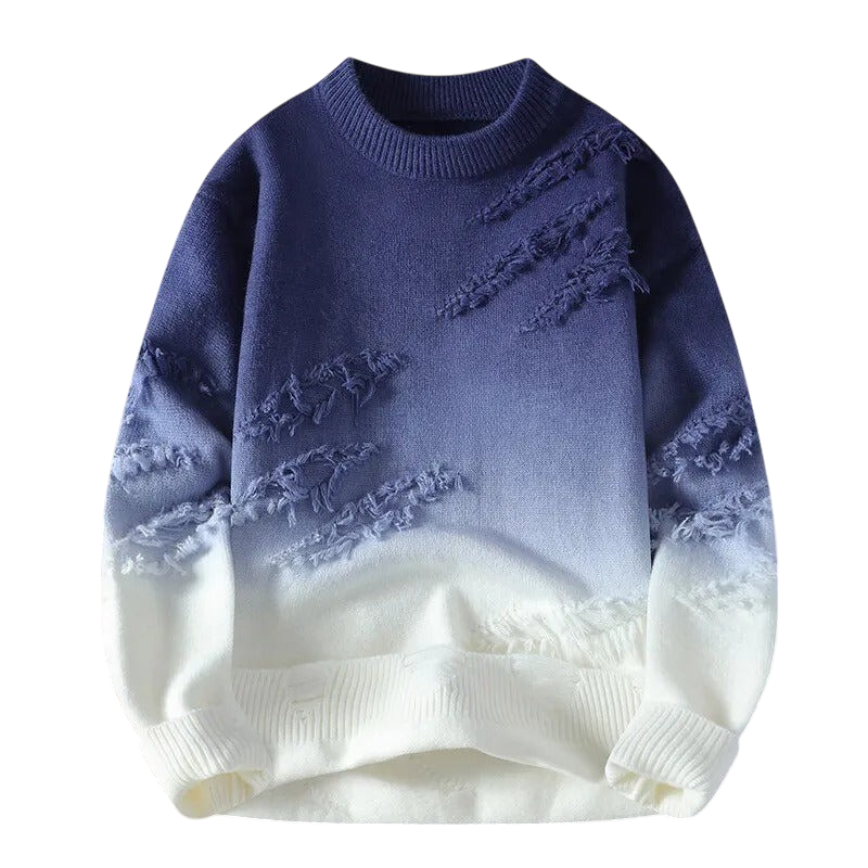 EDUARD KNIT SWEATER - BLUE