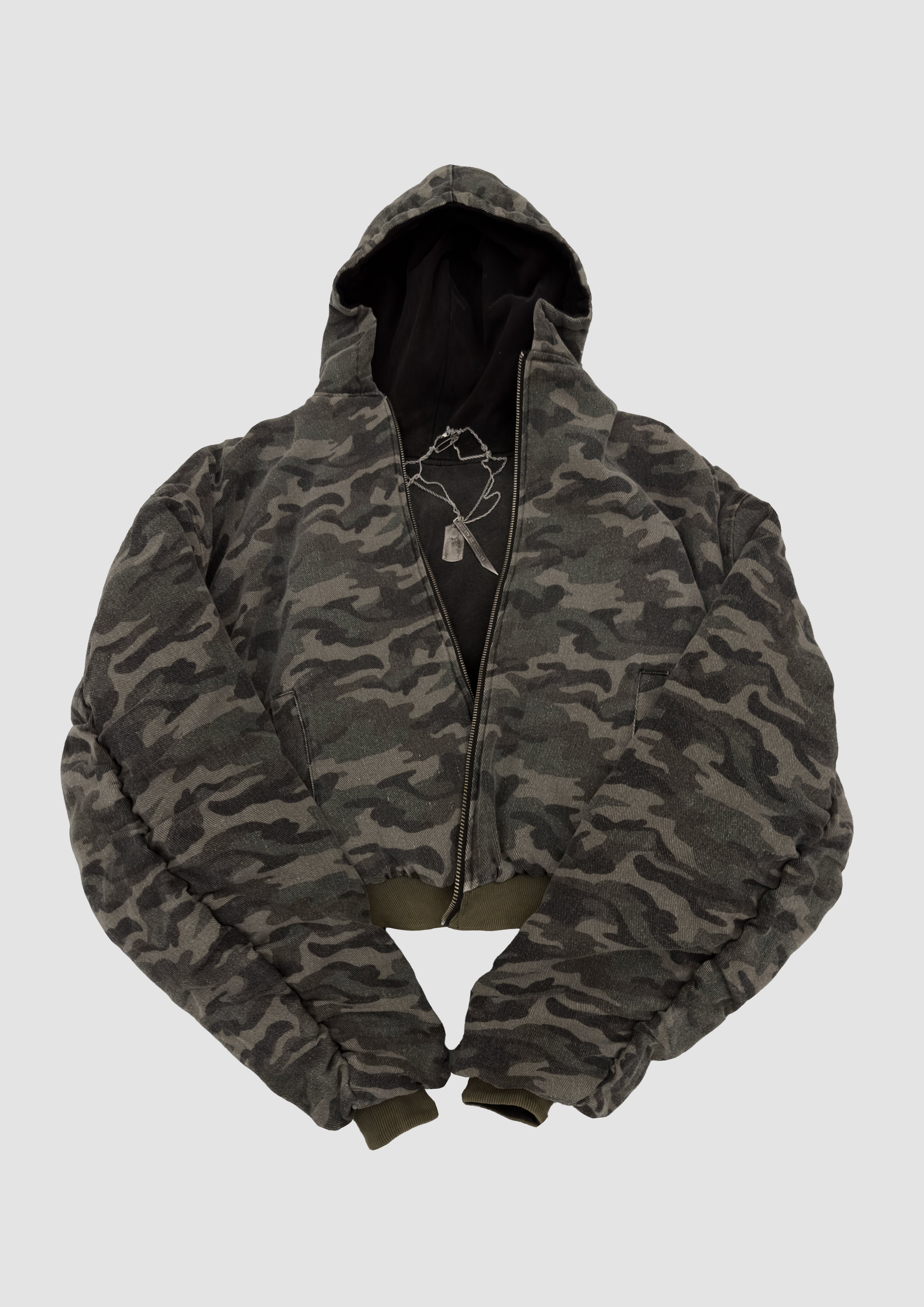 REVERSIBLE T3 CAMO BOMBER JACKET