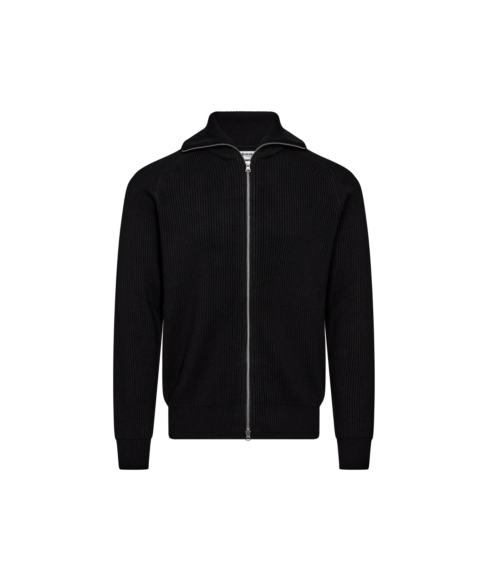 KNIT FULLZIP - BLACK