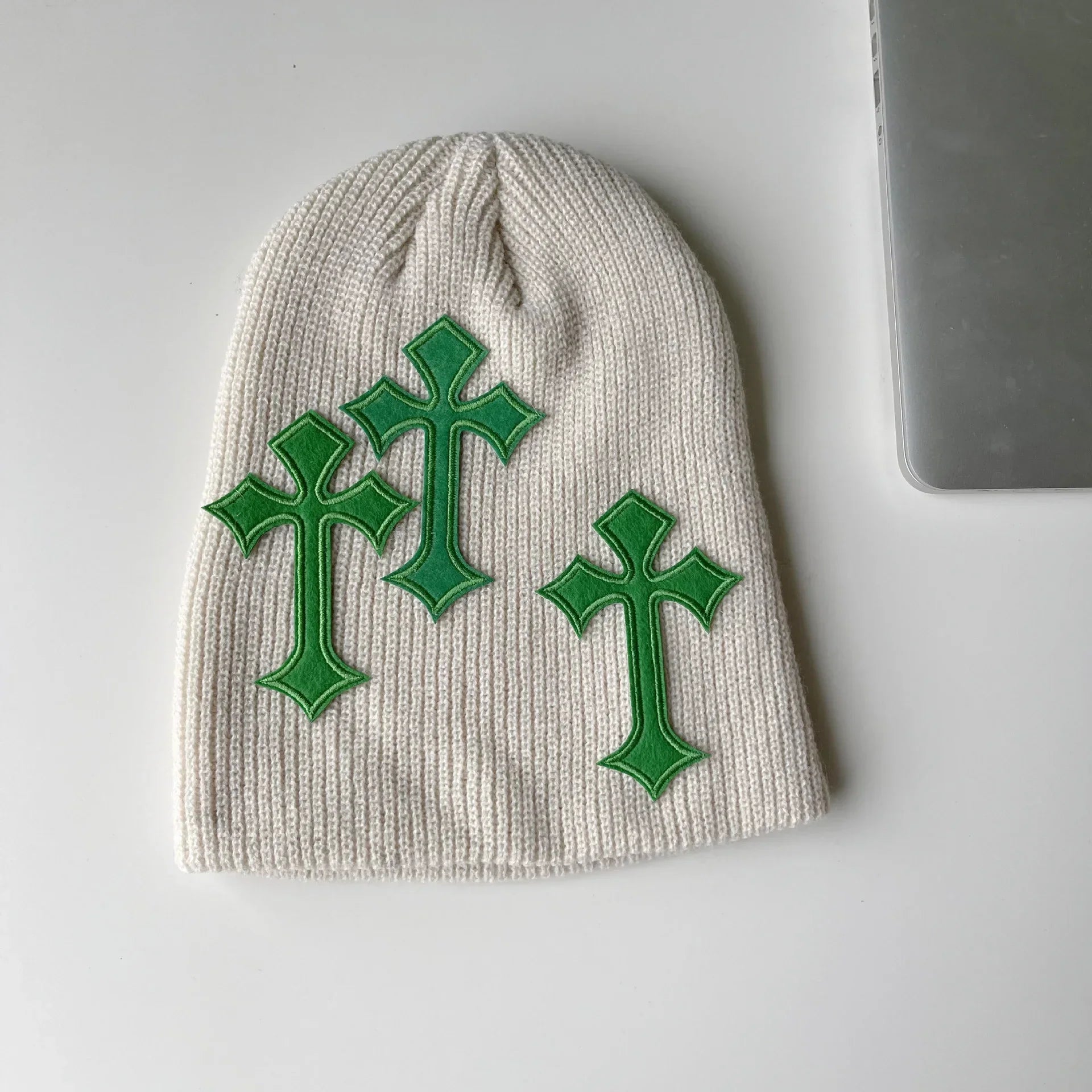 Crossed Beanie