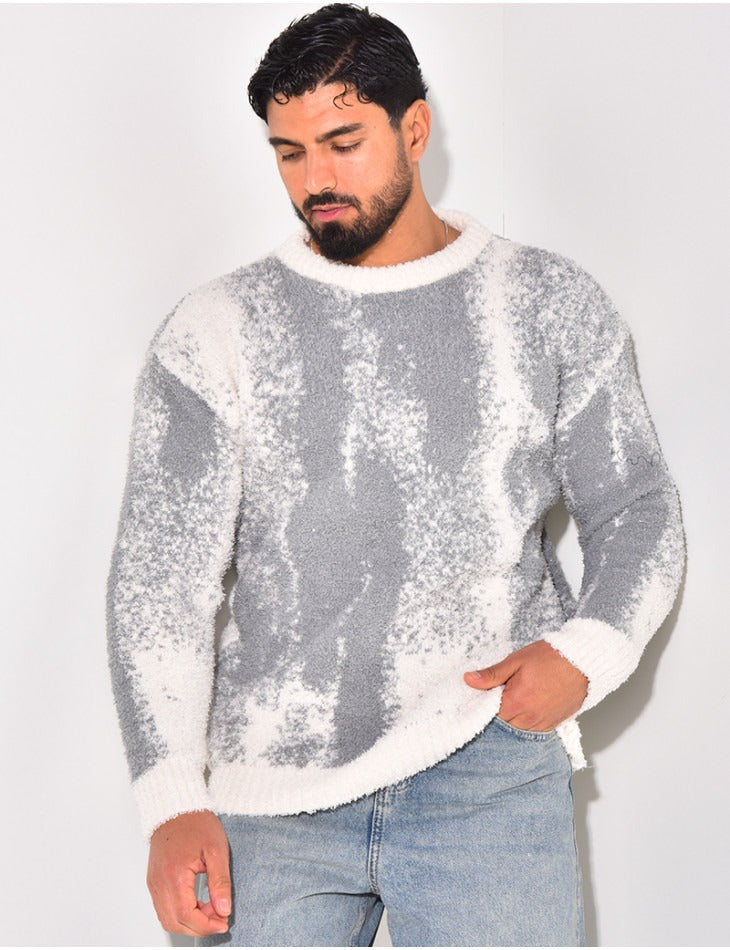 Men's power knit jumper - Grey