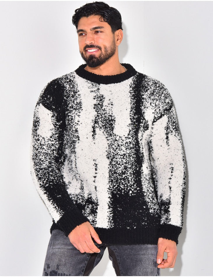 Men's power knit jumper - Black