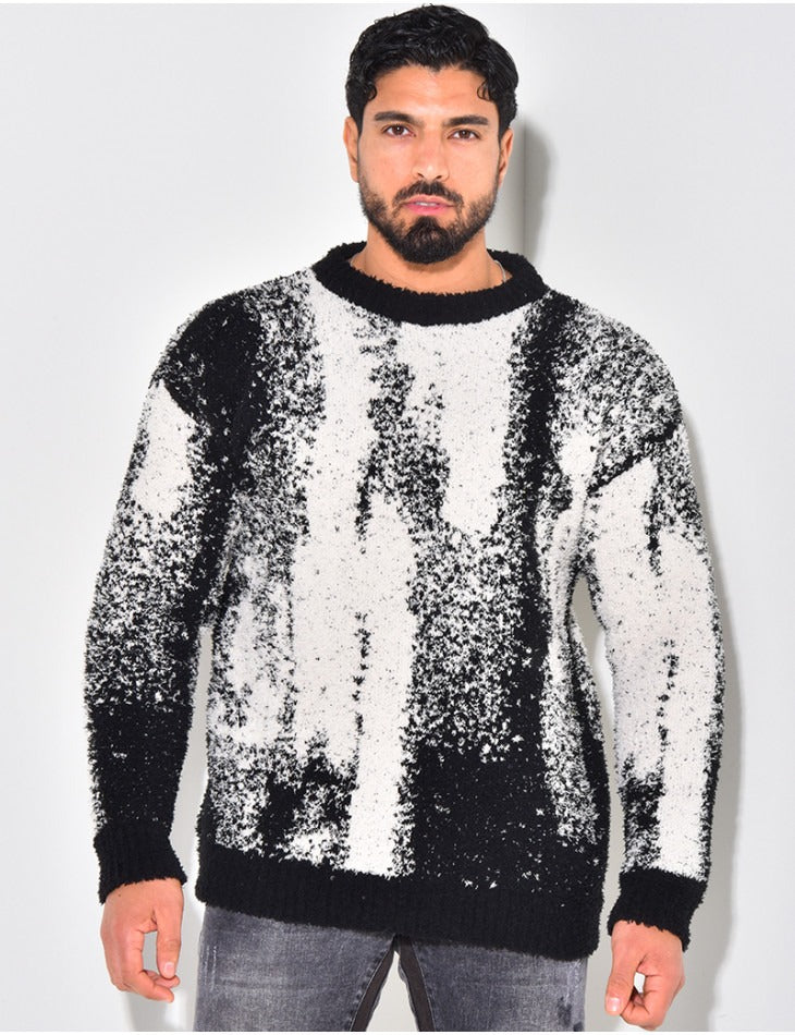 Men's power knit jumper - Black